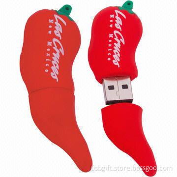 USB flash drives, simulation pepper shaped USB flash, 4GB thumb USB, gift USB flash drives
